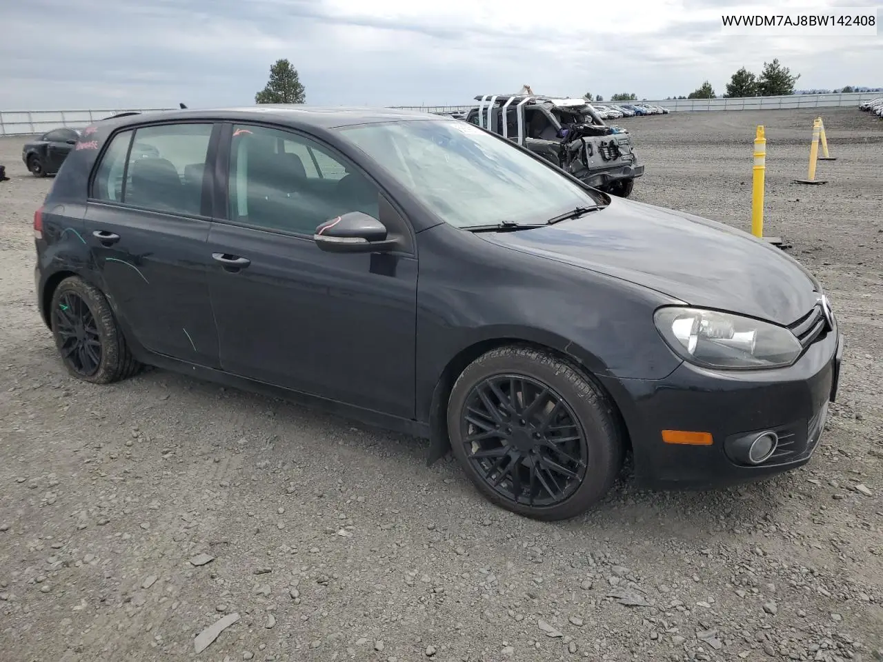 2011 Volkswagen Golf VIN: WVWDM7AJ8BW142408 Lot: 58598775