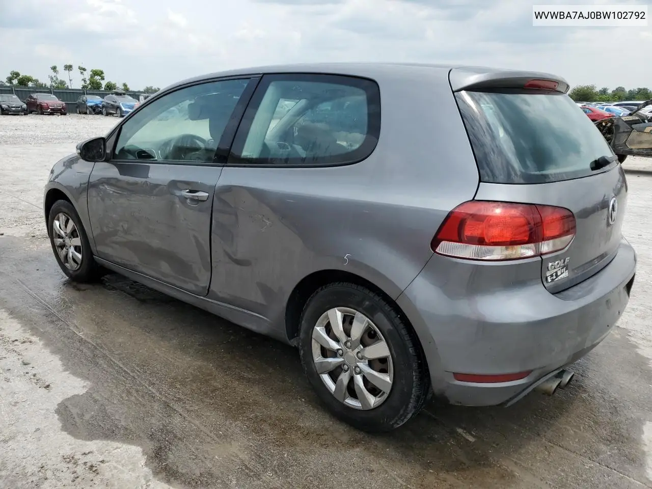 2011 Volkswagen Golf VIN: WVWBA7AJ0BW102792 Lot: 59222935