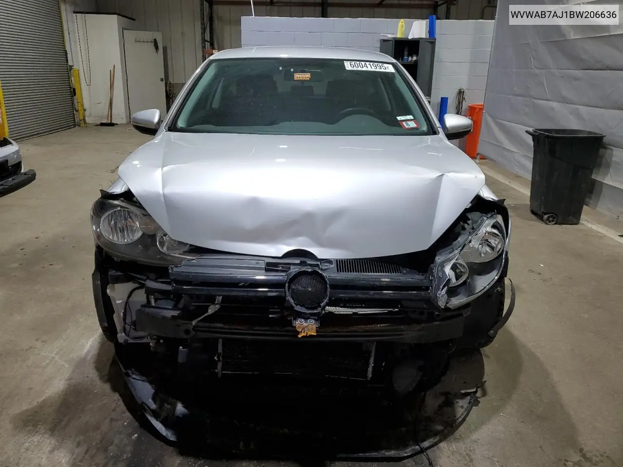 2011 Volkswagen Golf VIN: WVWAB7AJ1BW206636 Lot: 60041995