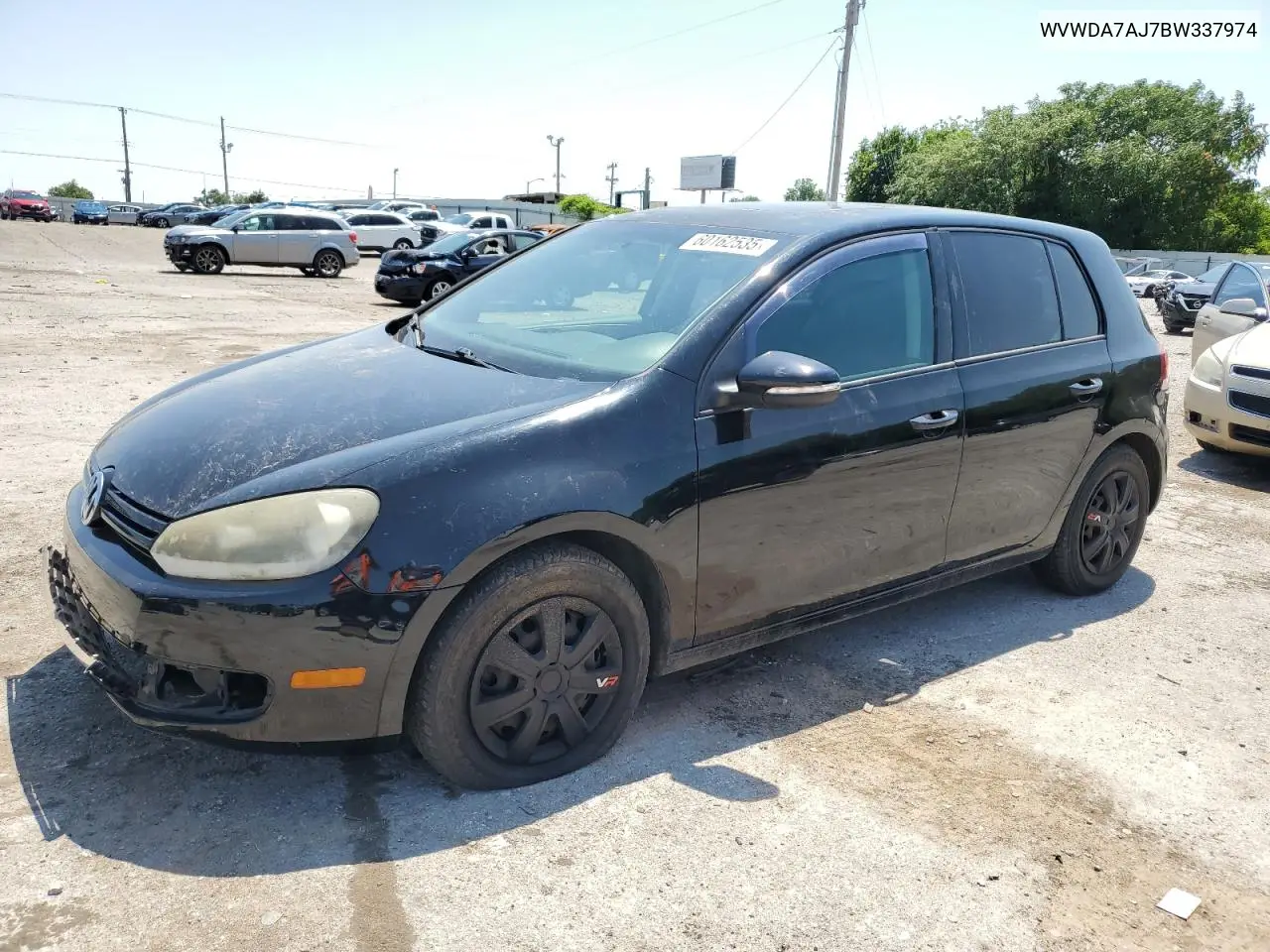 2011 Volkswagen Golf VIN: WVWDA7AJ7BW337974 Lot: 60162535