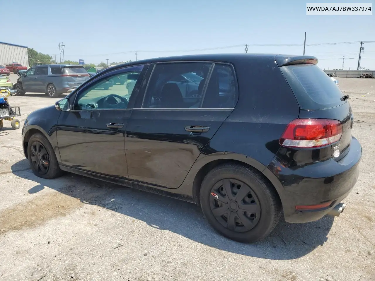 2011 Volkswagen Golf VIN: WVWDA7AJ7BW337974 Lot: 60162535