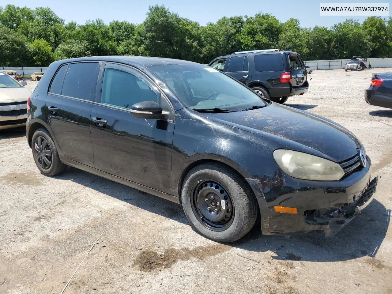 2011 Volkswagen Golf VIN: WVWDA7AJ7BW337974 Lot: 60162535
