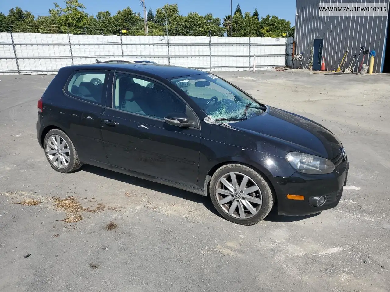 2011 Volkswagen Golf VIN: WVWBM7AJ1BW040715 Lot: 60935295