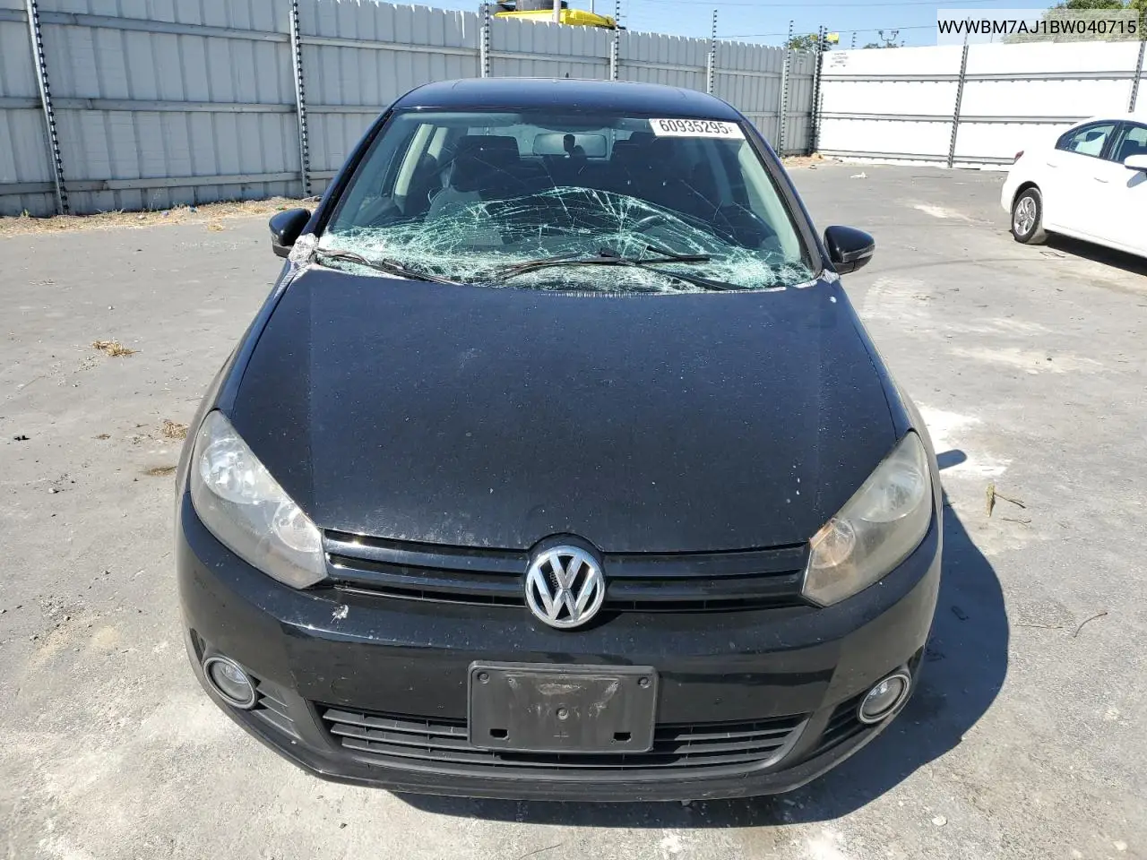 2011 Volkswagen Golf VIN: WVWBM7AJ1BW040715 Lot: 60935295