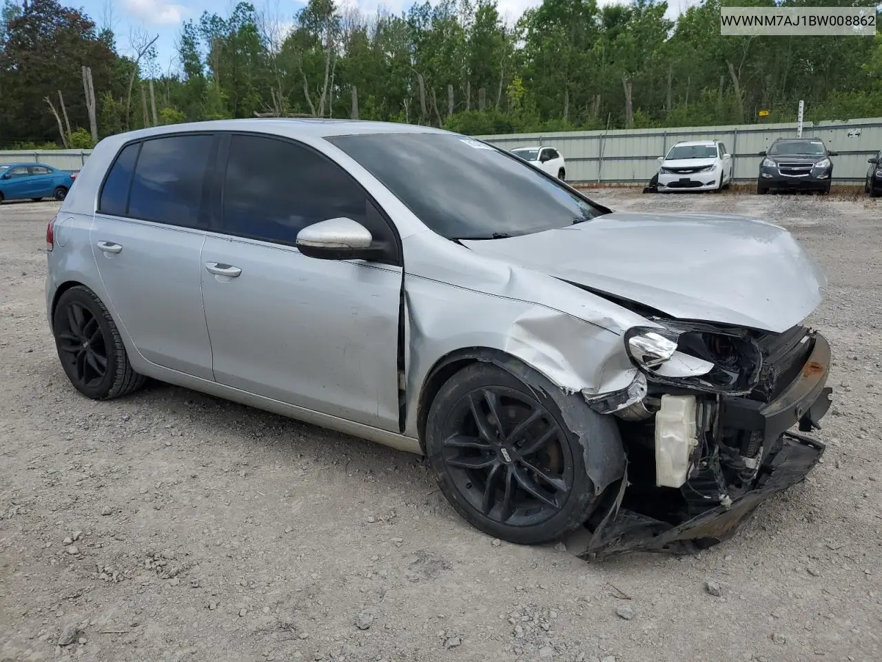 2011 Volkswagen Golf VIN: WVWNM7AJ1BW008862 Lot: 61347615