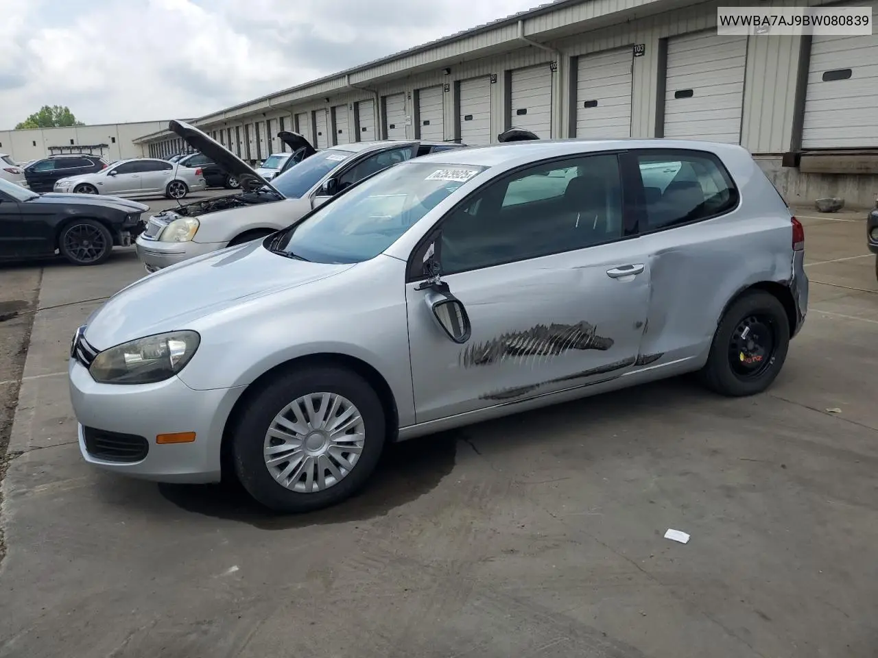 2011 Volkswagen Golf VIN: WVWBA7AJ9BW080839 Lot: 62529925