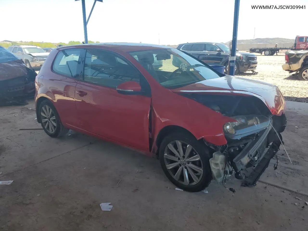 2012 Volkswagen Golf VIN: WVWMM7AJ5CW309941 Lot: 62493235