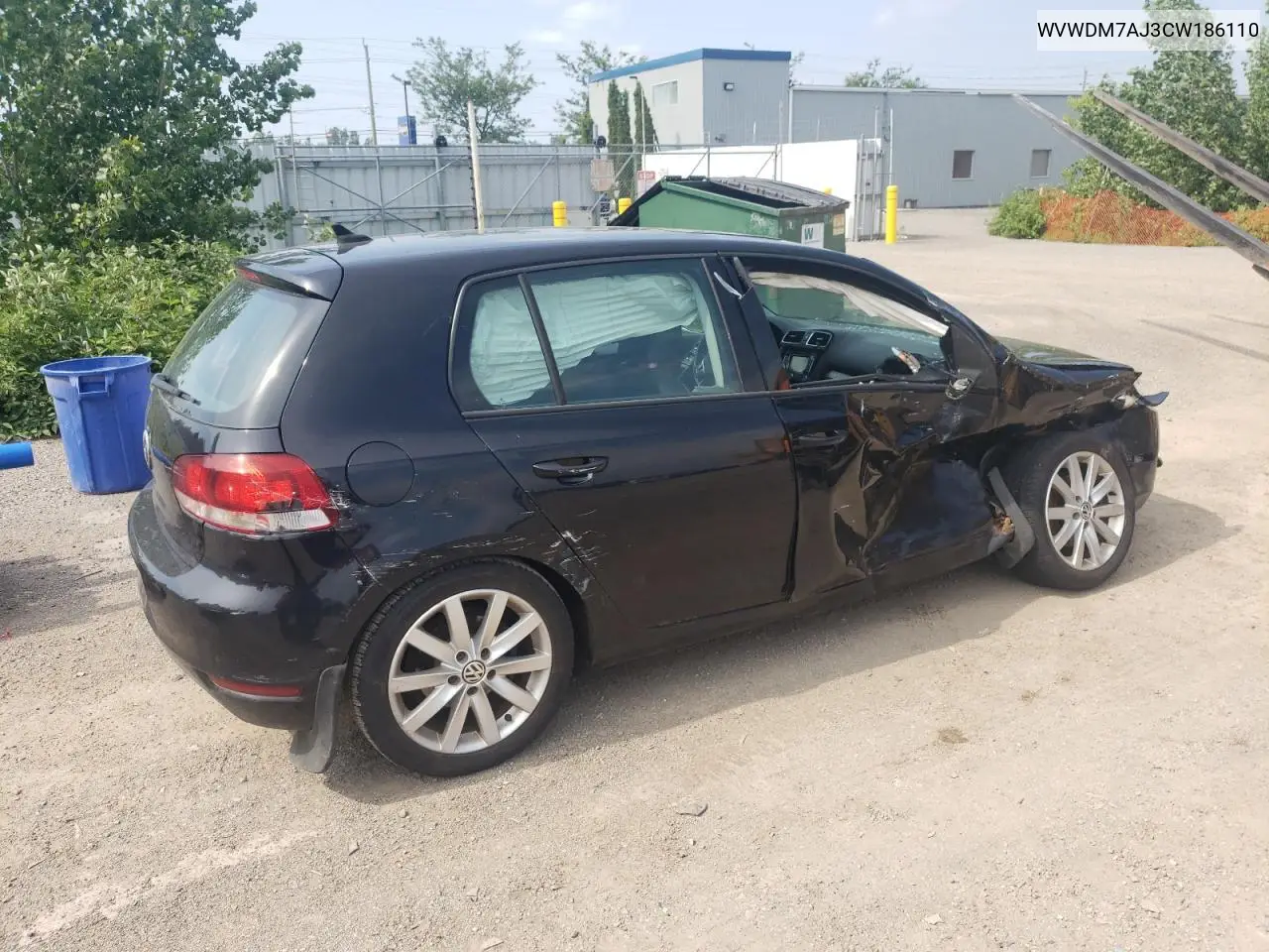 wvwdm7aj3cw186110 WVWDM7AJ3CW186110 2012 Volkswagen Golf
