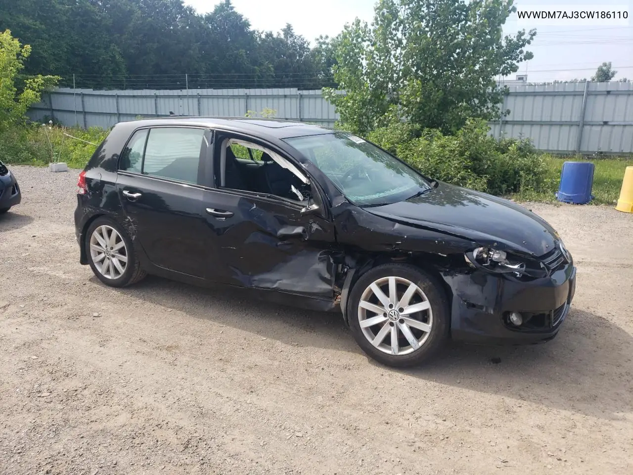 wvwdm7aj3cw186110 WVWDM7AJ3CW186110 2012 Volkswagen Golf