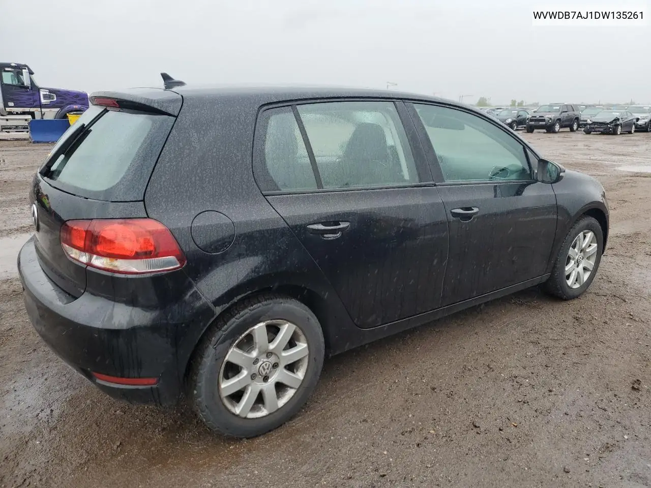 2013 Volkswagen Golf VIN: WVWDB7AJ1DW135261 Lot: 55754585