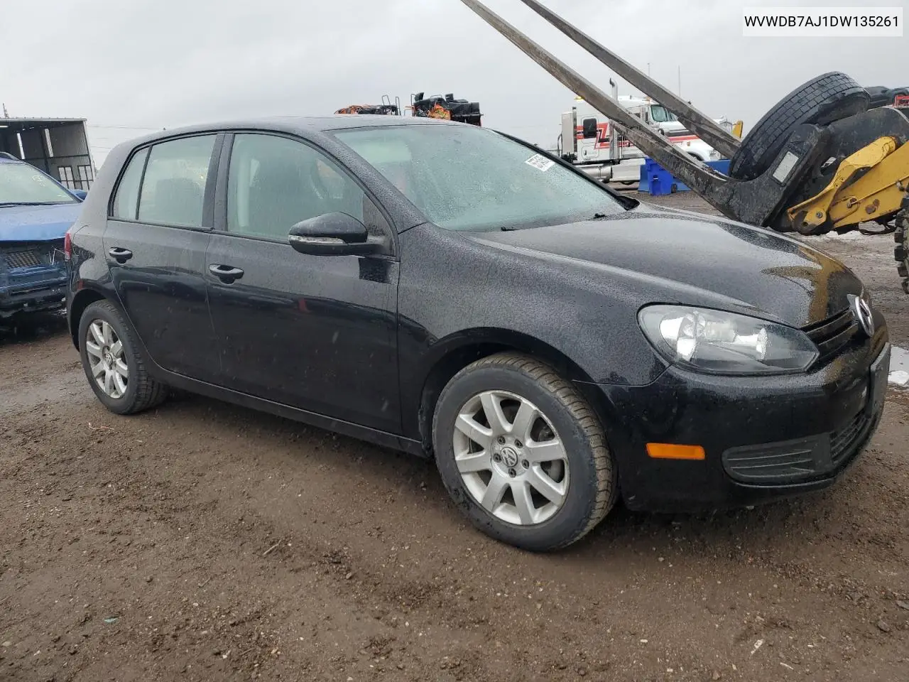 2013 Volkswagen Golf VIN: WVWDB7AJ1DW135261 Lot: 55754585