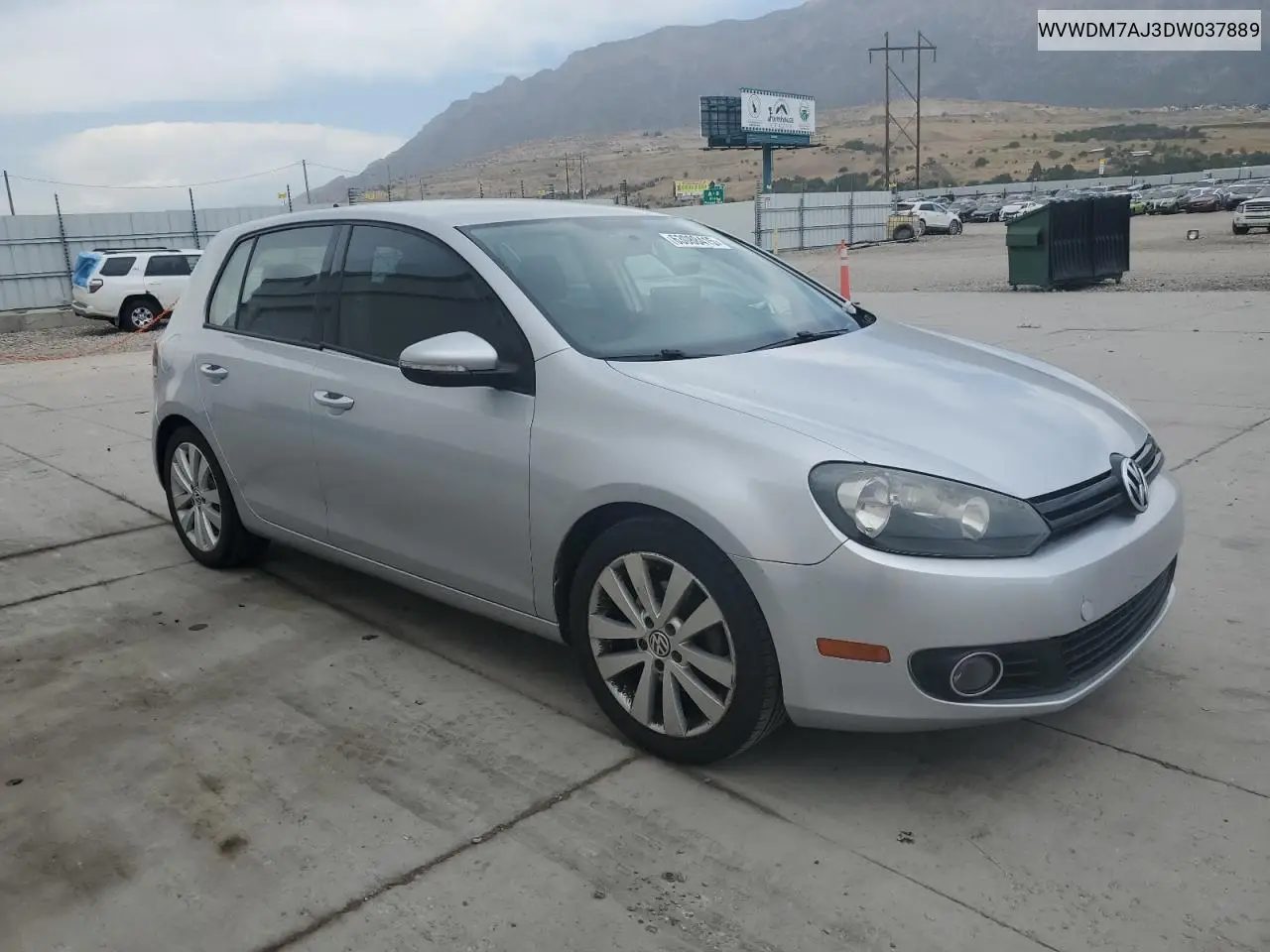 2013 Volkswagen Golf VIN: WVWDM7AJ3DW037889 Lot: 63088415