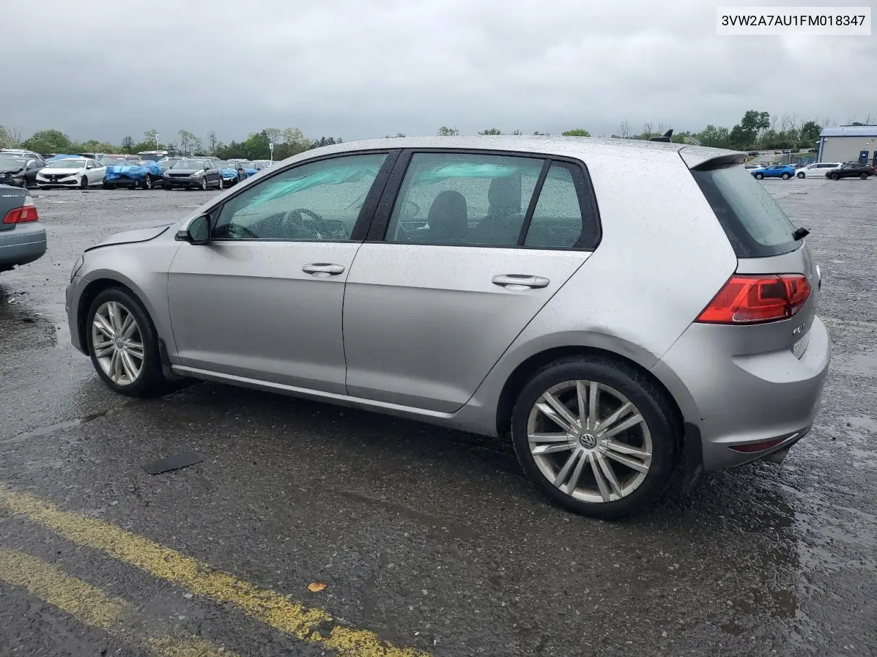 2015 Volkswagen Golf Tdi VIN: 3VW2A7AU1FM018347 Lot: 56733955