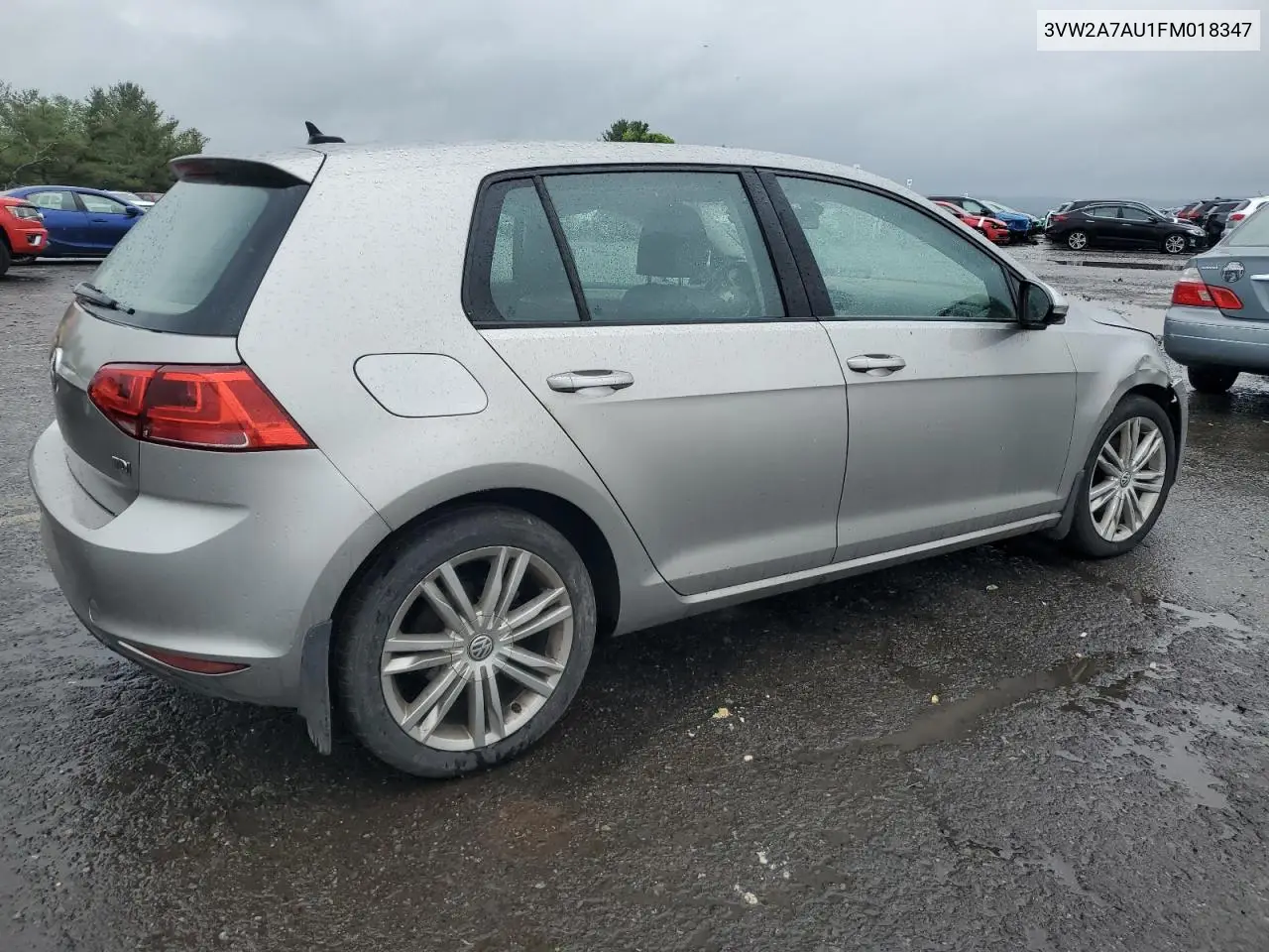 2015 Volkswagen Golf Tdi VIN: 3VW2A7AU1FM018347 Lot: 56733955