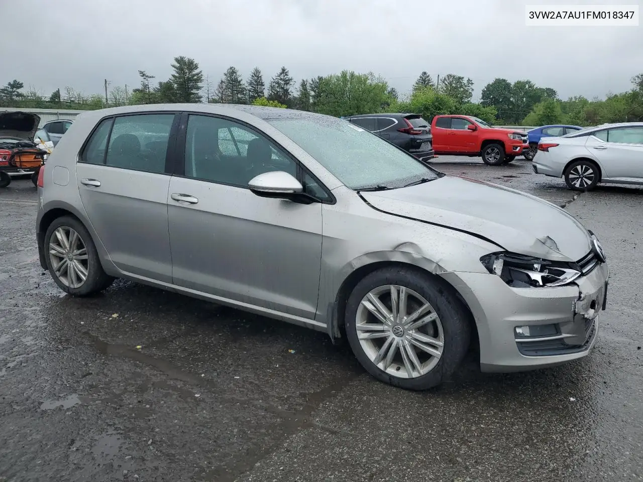 2015 Volkswagen Golf Tdi VIN: 3VW2A7AU1FM018347 Lot: 56733955