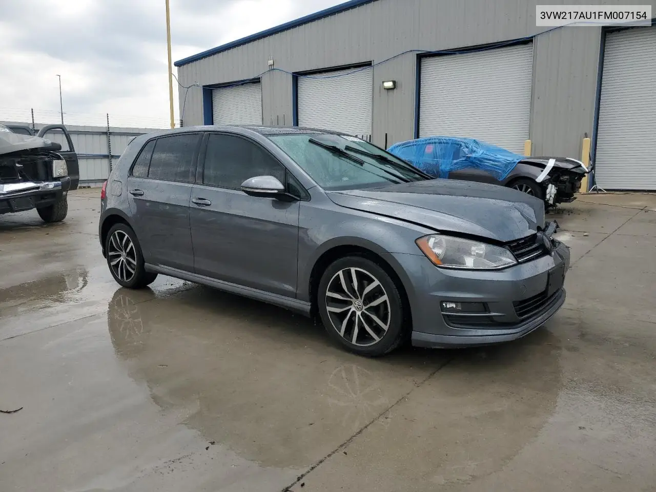 2015 Volkswagen Golf VIN: 3VW217AU1FM007154 Lot: 59573105