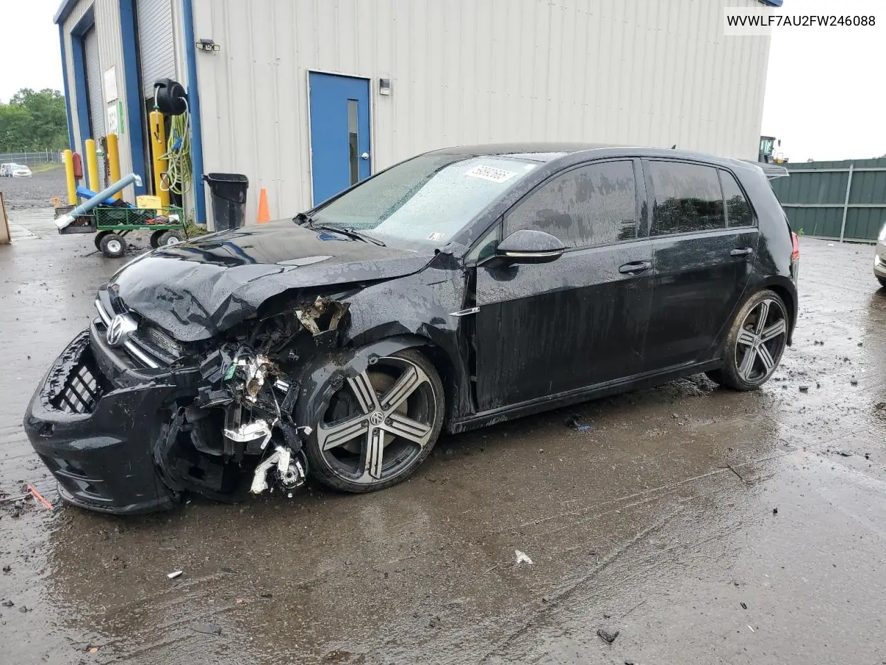2015 Volkswagen Golf R VIN: WVWLF7AU2FW246088 Lot: 59892665