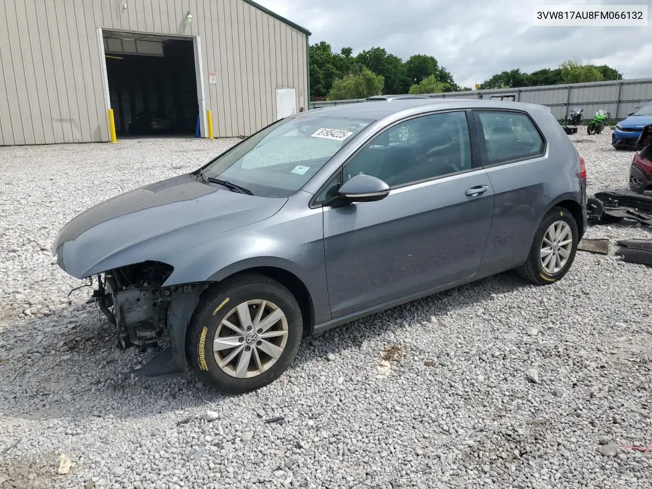 2015 Volkswagen Golf VIN: 3VW817AU8FM066132 Lot: 61954225