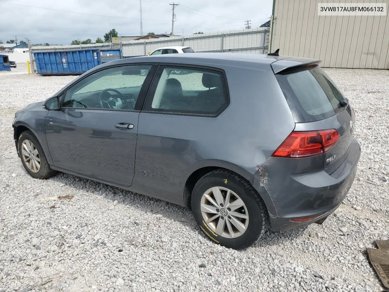 2015 Volkswagen Golf VIN: 3VW817AU8FM066132 Lot: 61954225