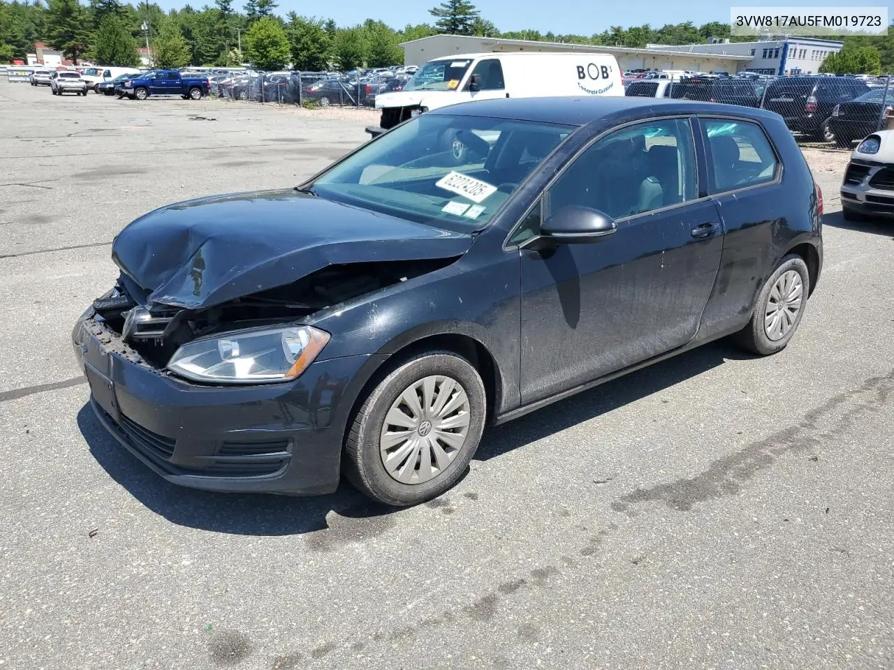 2015 Volkswagen Golf VIN: 3VW817AU5FM019723 Lot: 62224205