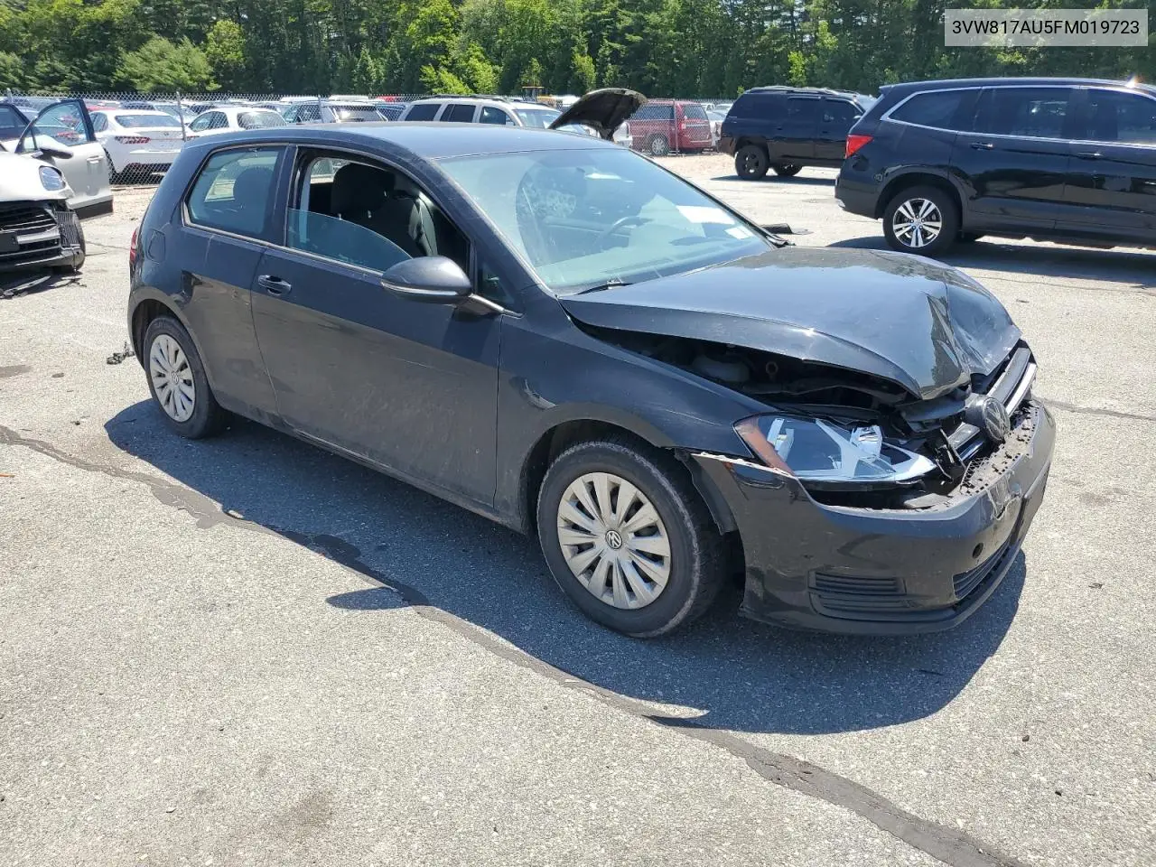 2015 Volkswagen Golf VIN: 3VW817AU5FM019723 Lot: 62224205