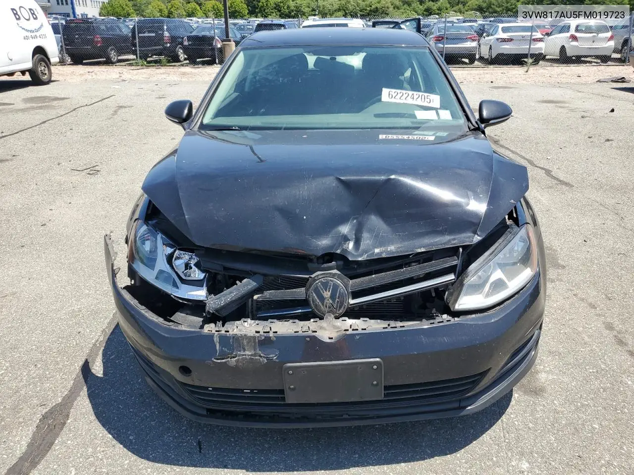 2015 Volkswagen Golf VIN: 3VW817AU5FM019723 Lot: 62224205