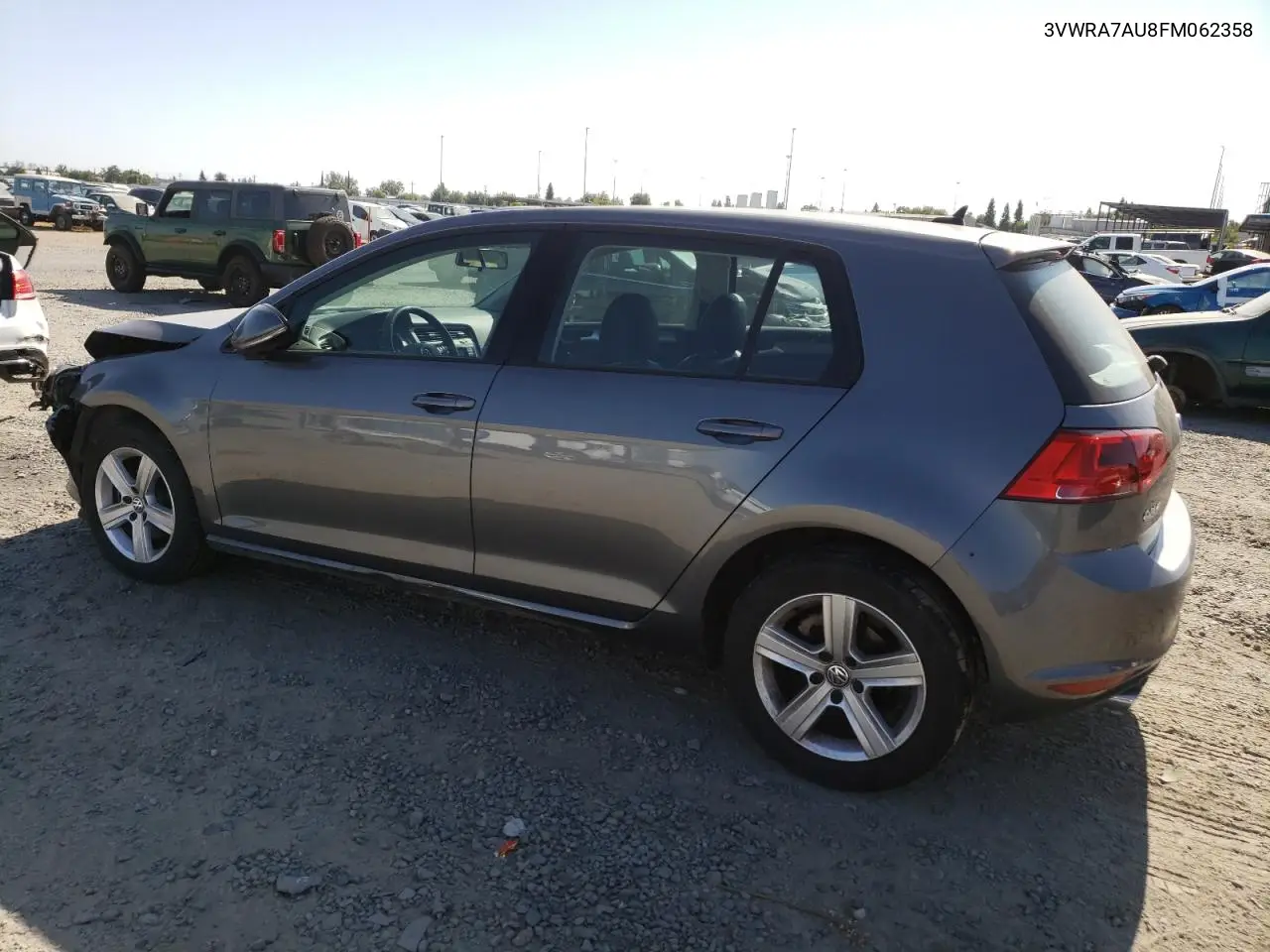 2015 Volkswagen Golf Tdi VIN: 3VWRA7AU8FM062358 Lot: 62561105