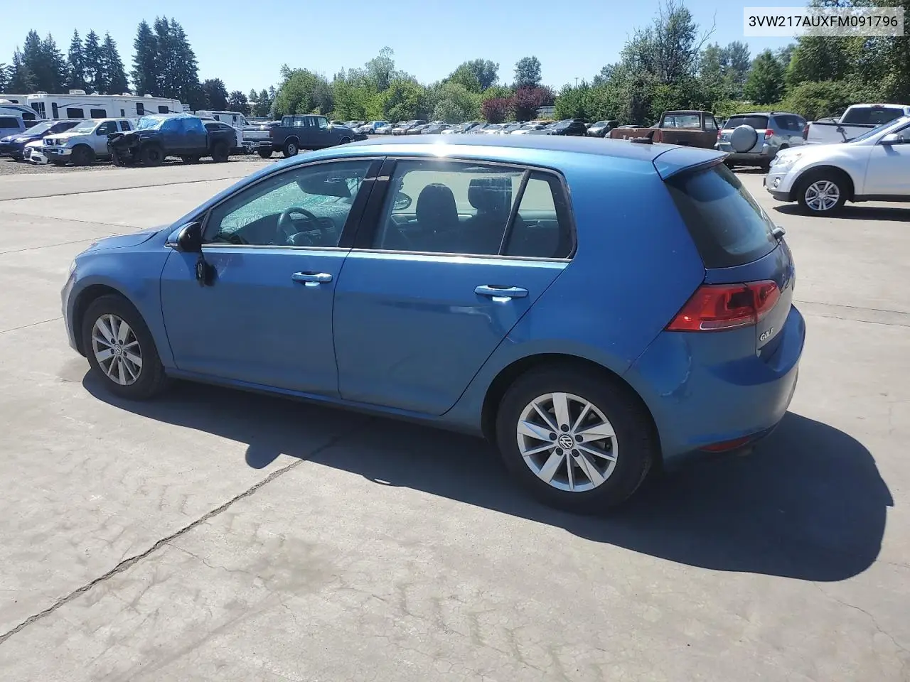 2015 Volkswagen Golf VIN: 3VW217AUXFM091796 Lot: 62762955