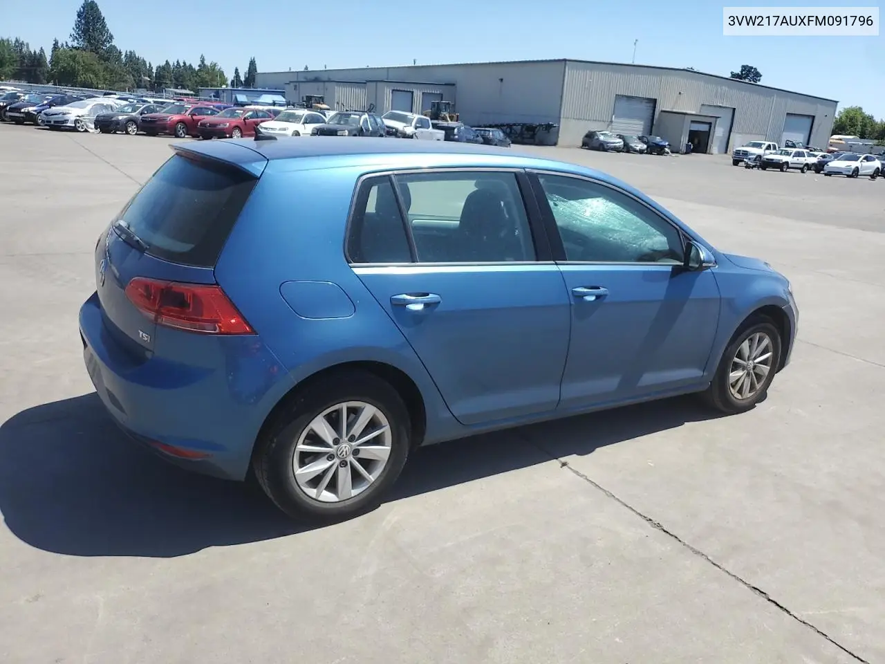 2015 Volkswagen Golf VIN: 3VW217AUXFM091796 Lot: 62762955