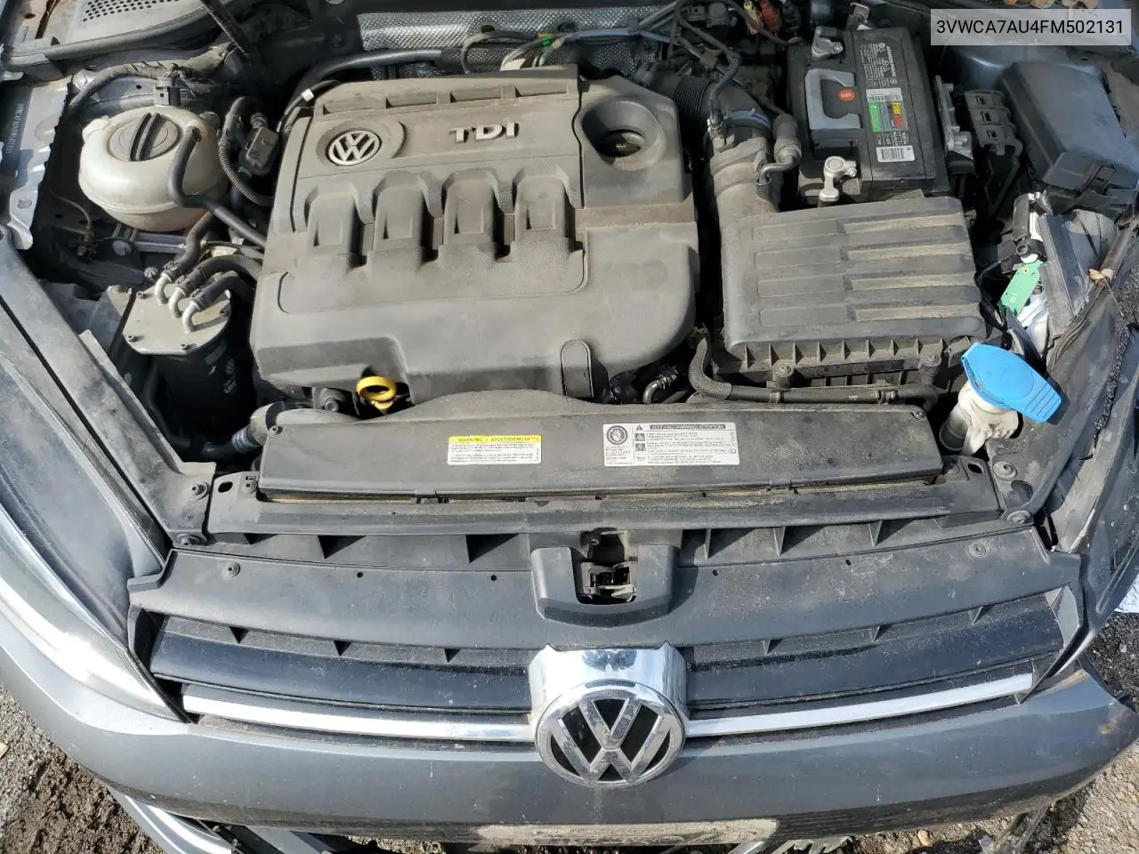 2015 Volkswagen Golf Sportwagen Tdi S VIN: 3VWCA7AU4FM502131 Lot: 62821875