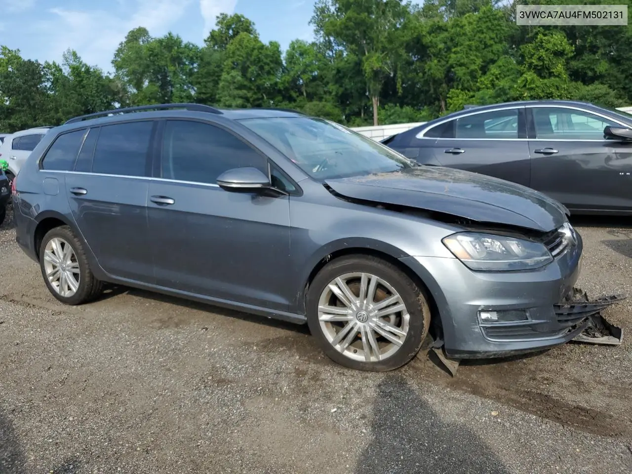2015 Volkswagen Golf Sportwagen Tdi S VIN: 3VWCA7AU4FM502131 Lot: 62821875