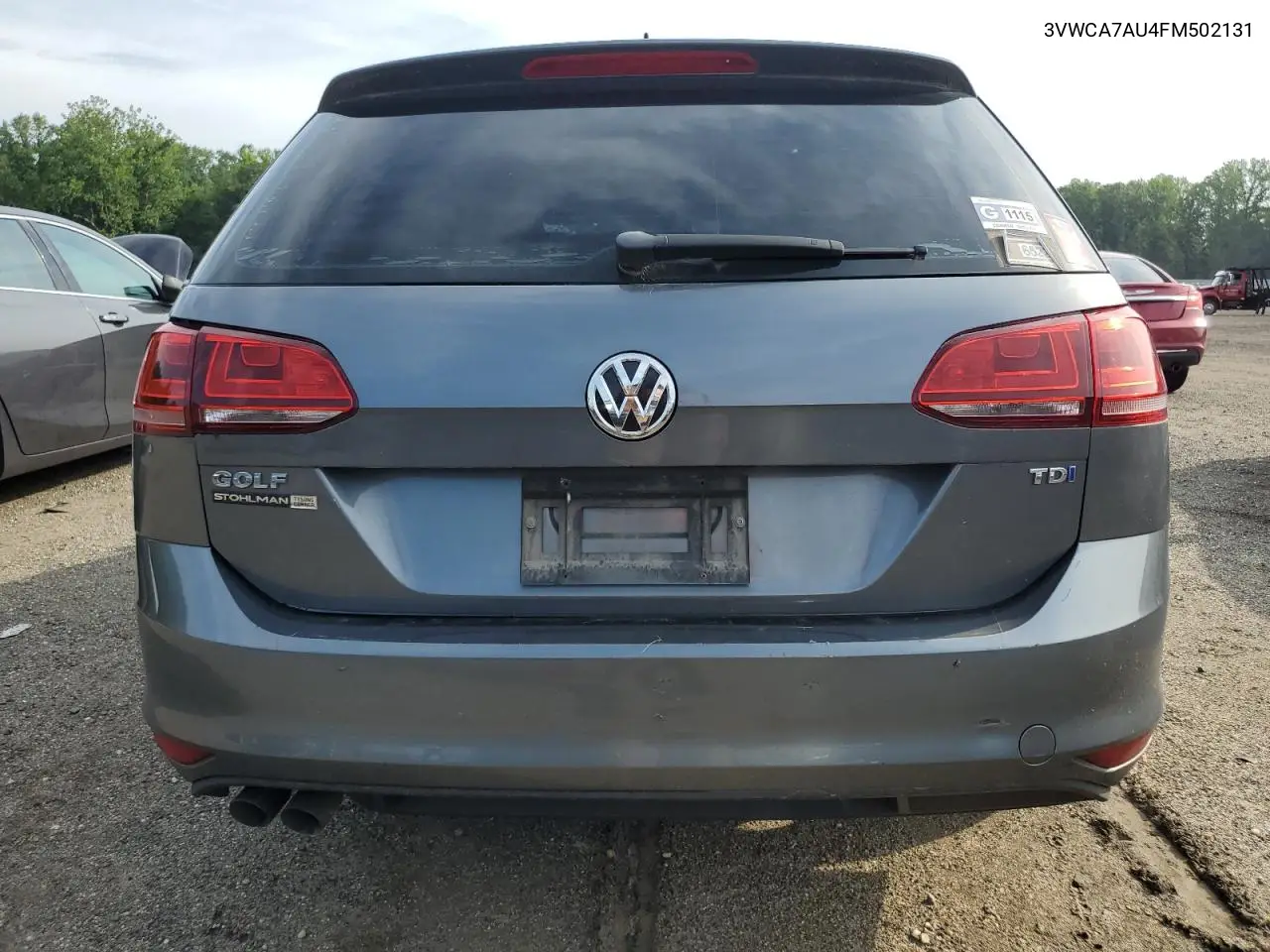 2015 Volkswagen Golf Sportwagen Tdi S VIN: 3VWCA7AU4FM502131 Lot: 62821875