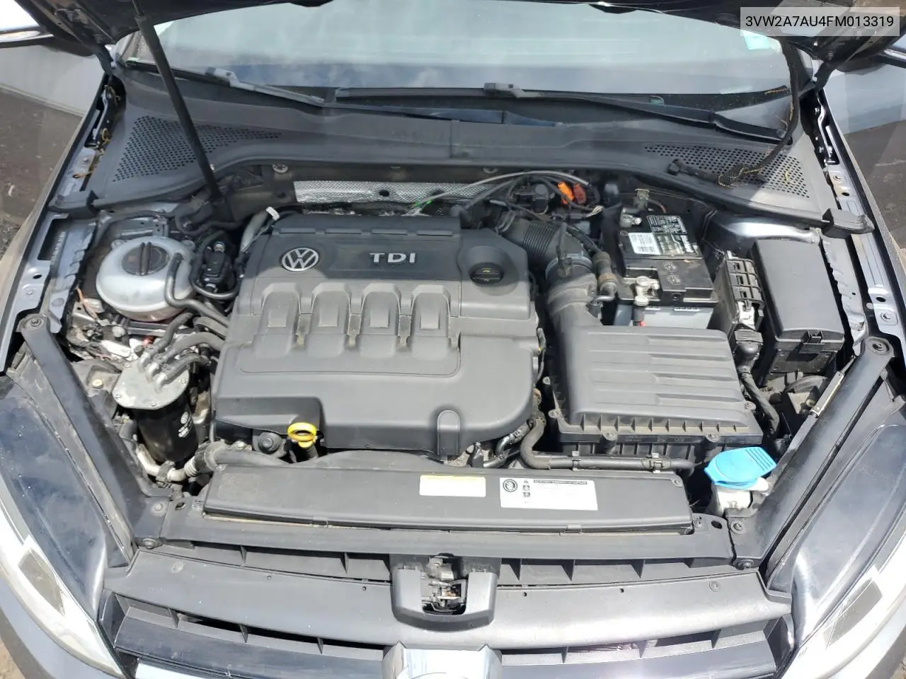 2015 Volkswagen Golf Tdi VIN: 3VW2A7AU4FM013319 Lot: 63163745
