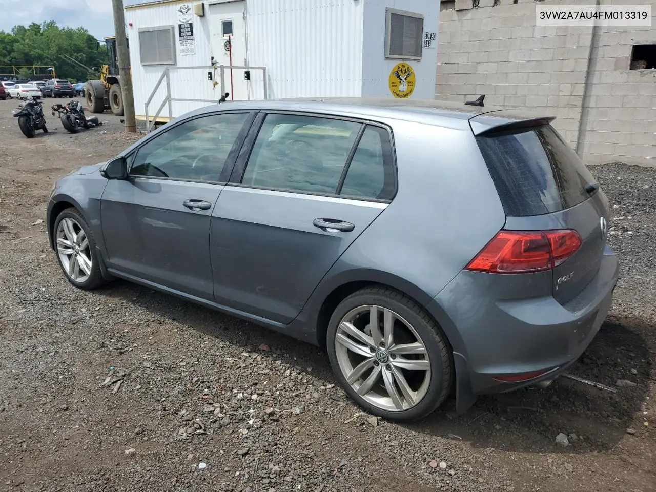 2015 Volkswagen Golf Tdi VIN: 3VW2A7AU4FM013319 Lot: 63163745
