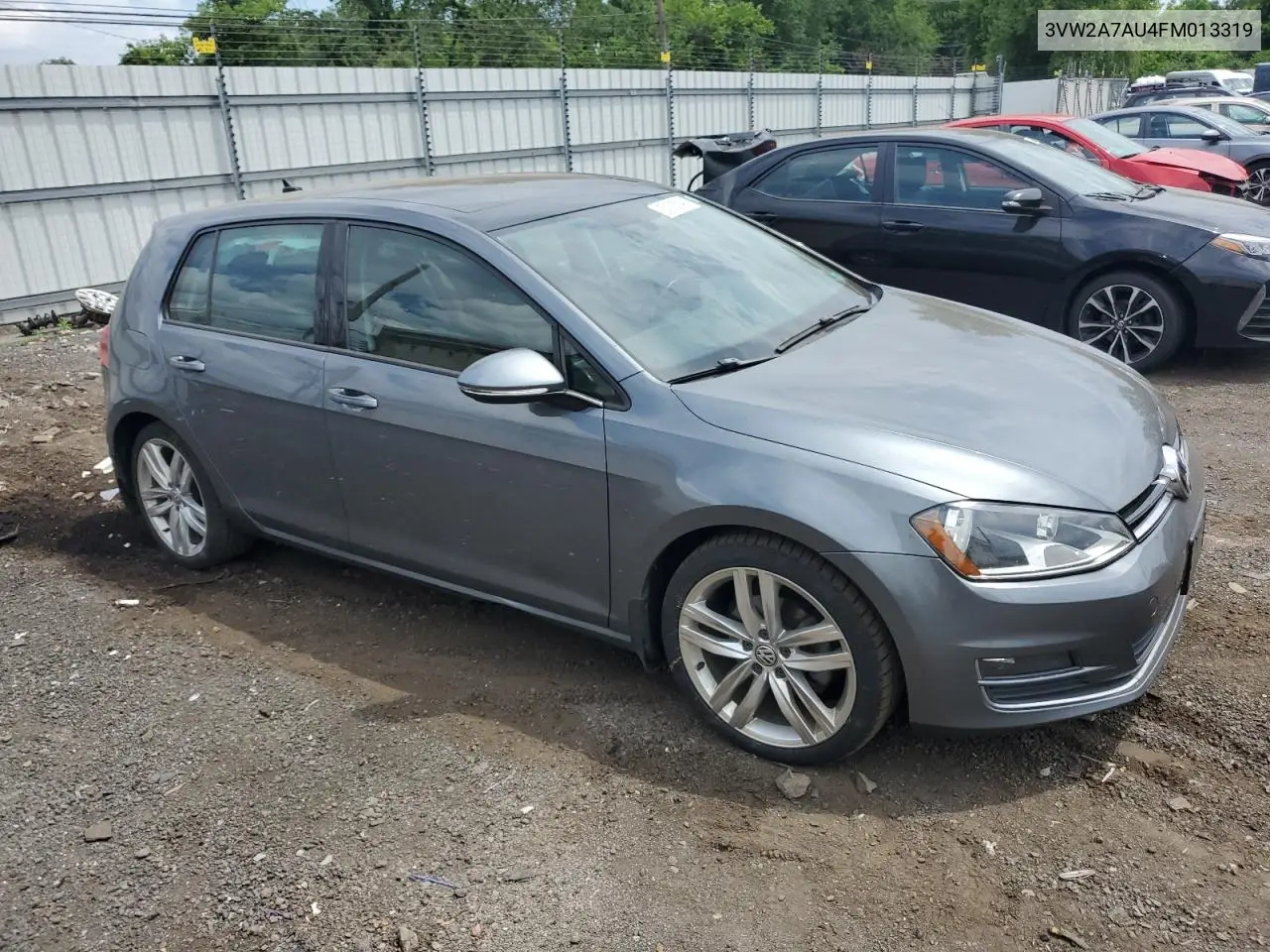 2015 Volkswagen Golf Tdi VIN: 3VW2A7AU4FM013319 Lot: 63163745