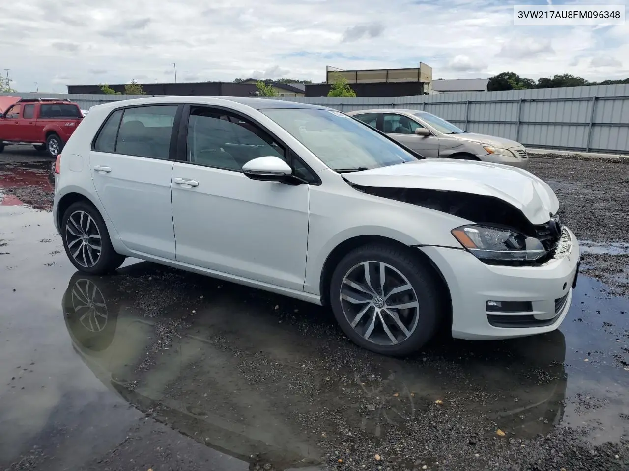 2015 Volkswagen Golf VIN: 3VW217AU8FM096348 Lot: 63266275