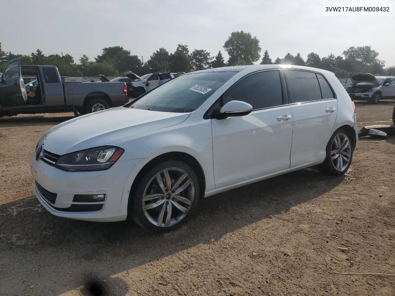 2015 Volkswagen Golf VIN: 3VW217AU8FM008432 Lot: 65526285