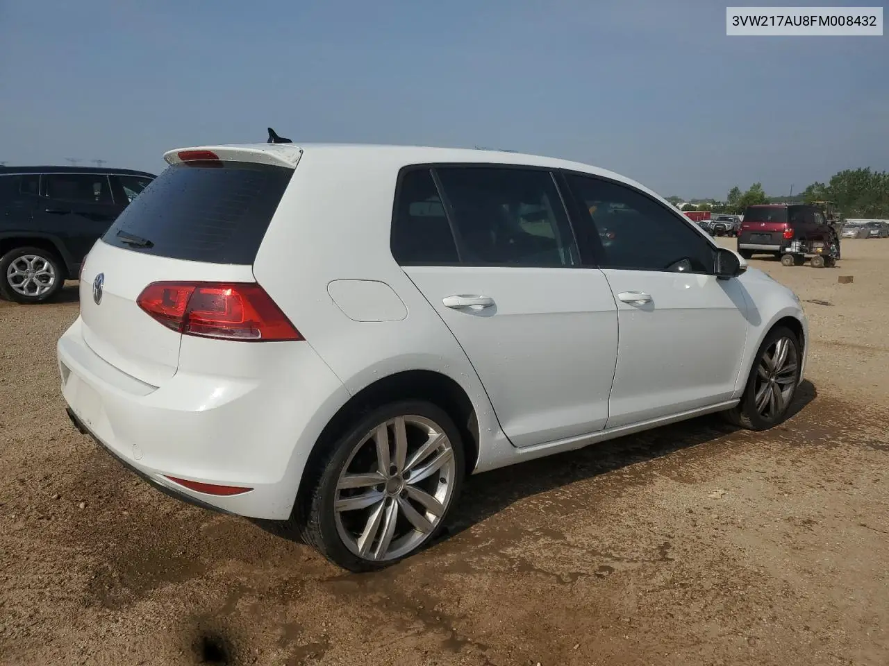 2015 Volkswagen Golf VIN: 3VW217AU8FM008432 Lot: 65526285