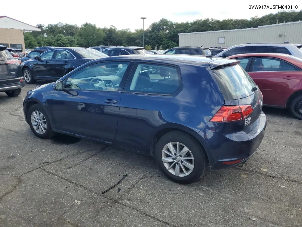 2015 Volkswagen Golf VIN: 3VW917AU5FM040110 Lot: 65553405