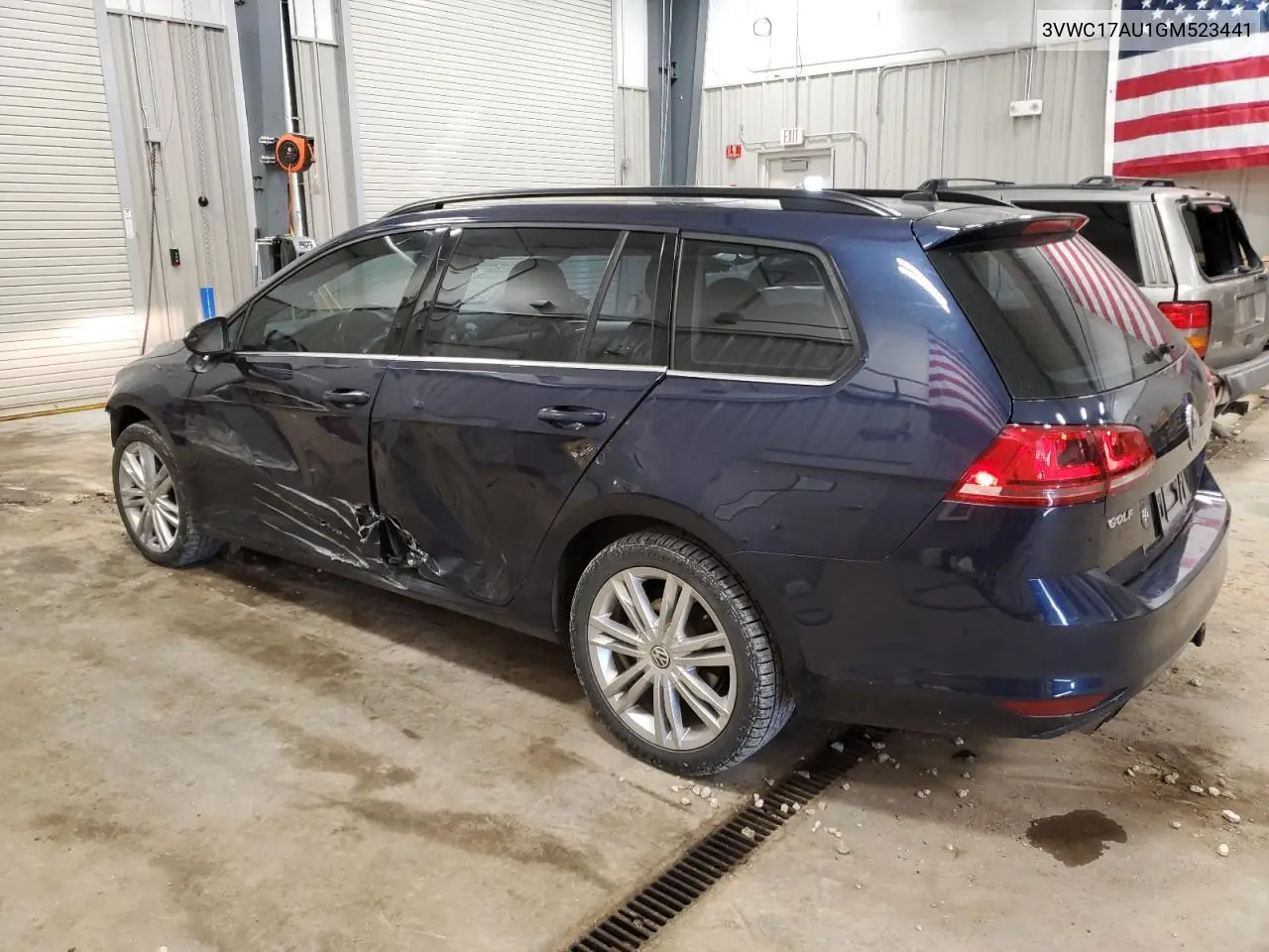 2016 Volkswagen Golf Sportwagen S VIN: 3VWC17AU1GM523441 Lot: 56158795