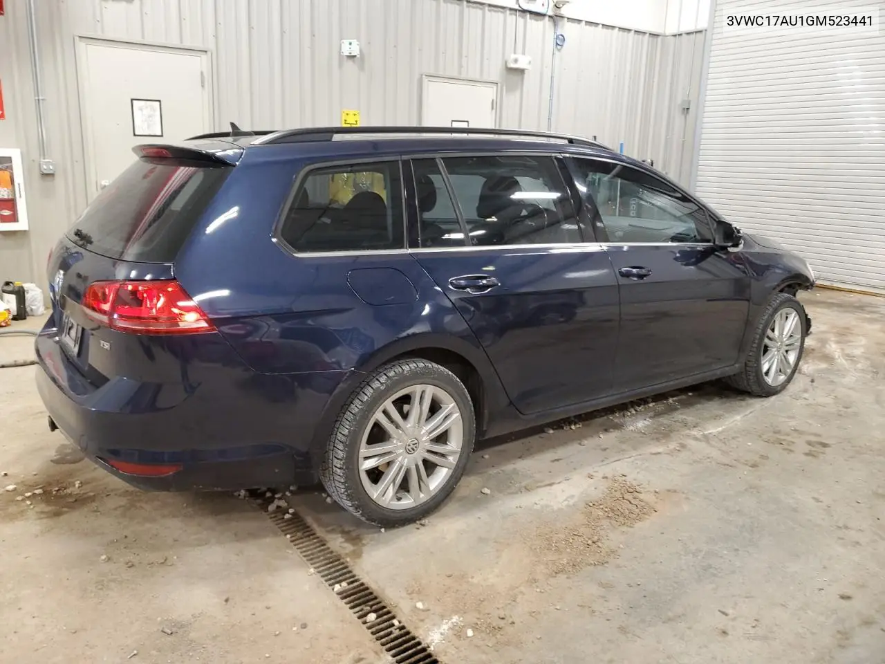 2016 Volkswagen Golf Sportwagen S VIN: 3VWC17AU1GM523441 Lot: 56158795