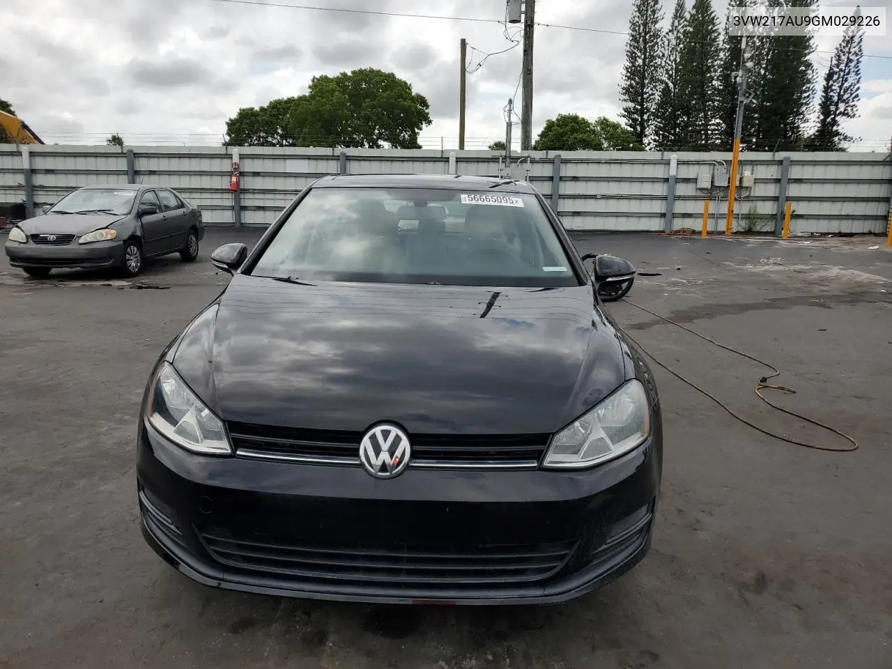 2016 Volkswagen Golf S/Se VIN: 3VW217AU9GM029226 Lot: 56665095