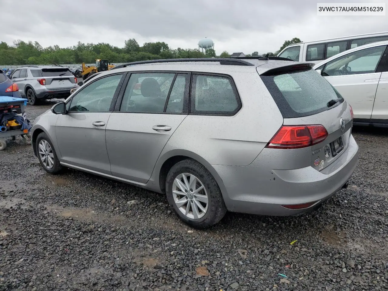 2016 Volkswagen Golf Sportwagen S VIN: 3VWC17AU4GM516239 Lot: 57017225