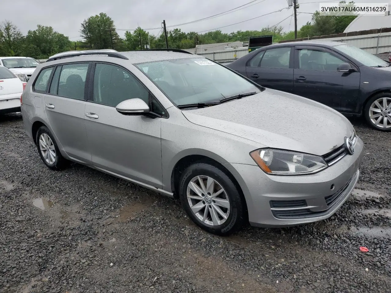 2016 Volkswagen Golf Sportwagen S VIN: 3VWC17AU4GM516239 Lot: 57017225