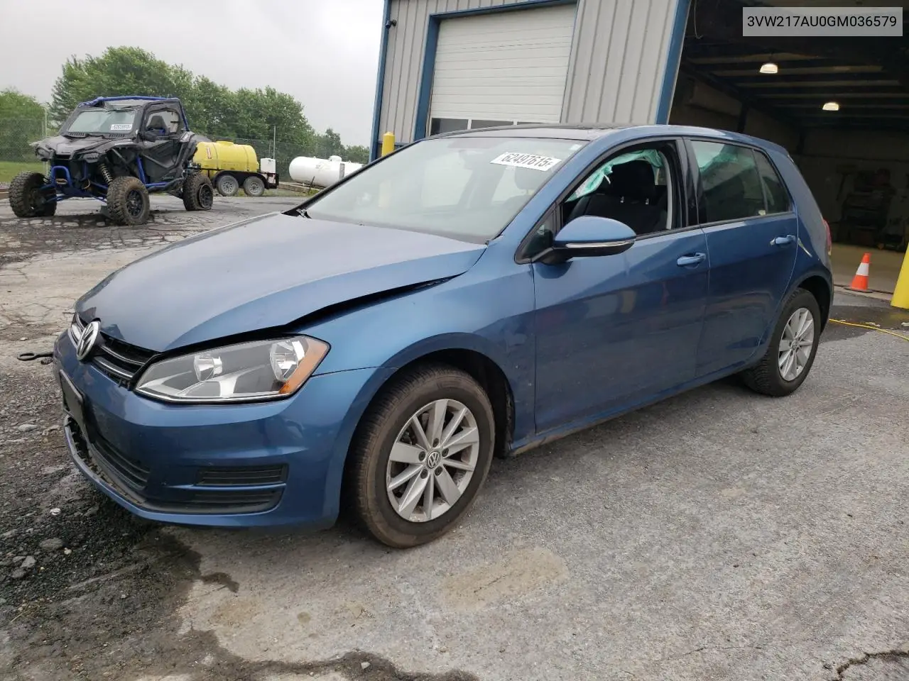 2016 Volkswagen Golf S/Se VIN: 3VW217AU0GM036579 Lot: 62497615