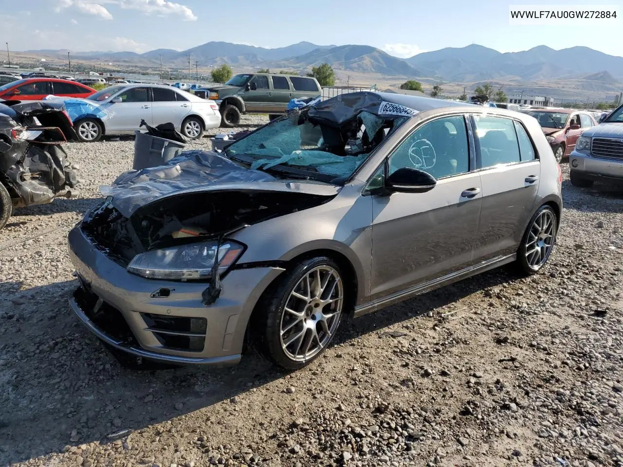 2016 Volkswagen Golf R VIN: WVWLF7AU0GW272884 Lot: 62566845