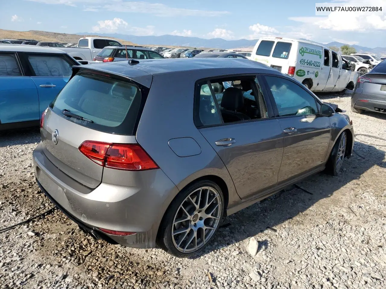 2016 Volkswagen Golf R VIN: WVWLF7AU0GW272884 Lot: 62566845