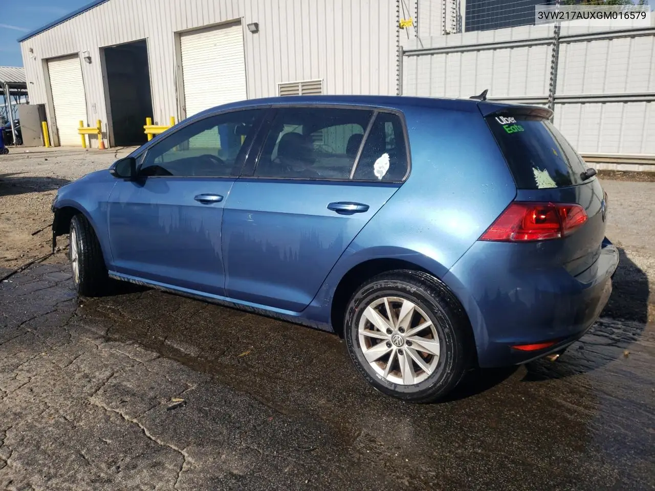 2016 Volkswagen Golf S/Se VIN: 3VW217AUXGM016579 Lot: 62644975