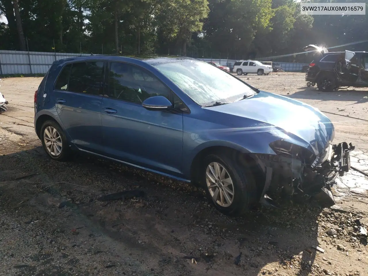 2016 Volkswagen Golf S/Se VIN: 3VW217AUXGM016579 Lot: 62644975