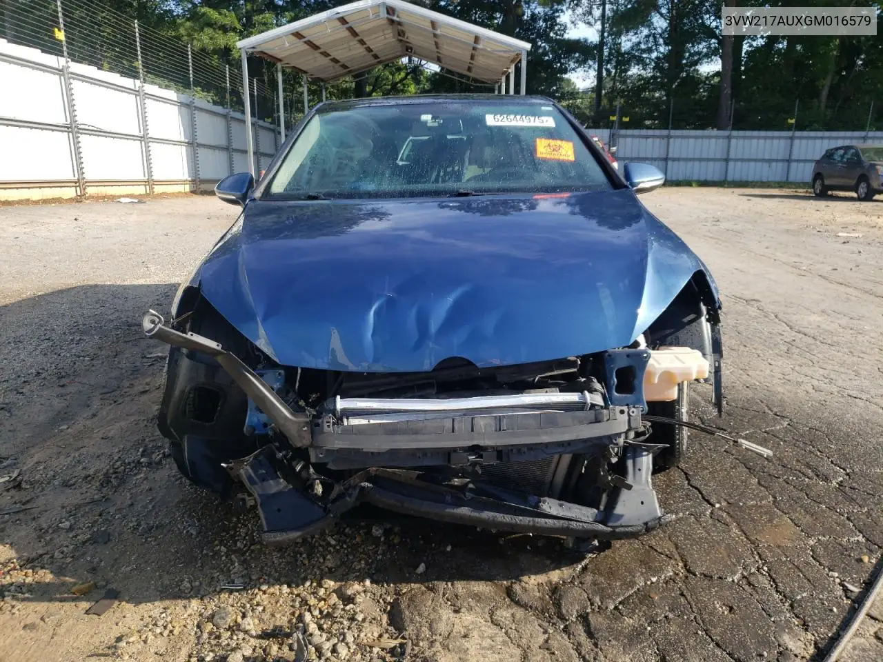2016 Volkswagen Golf S/Se VIN: 3VW217AUXGM016579 Lot: 62644975